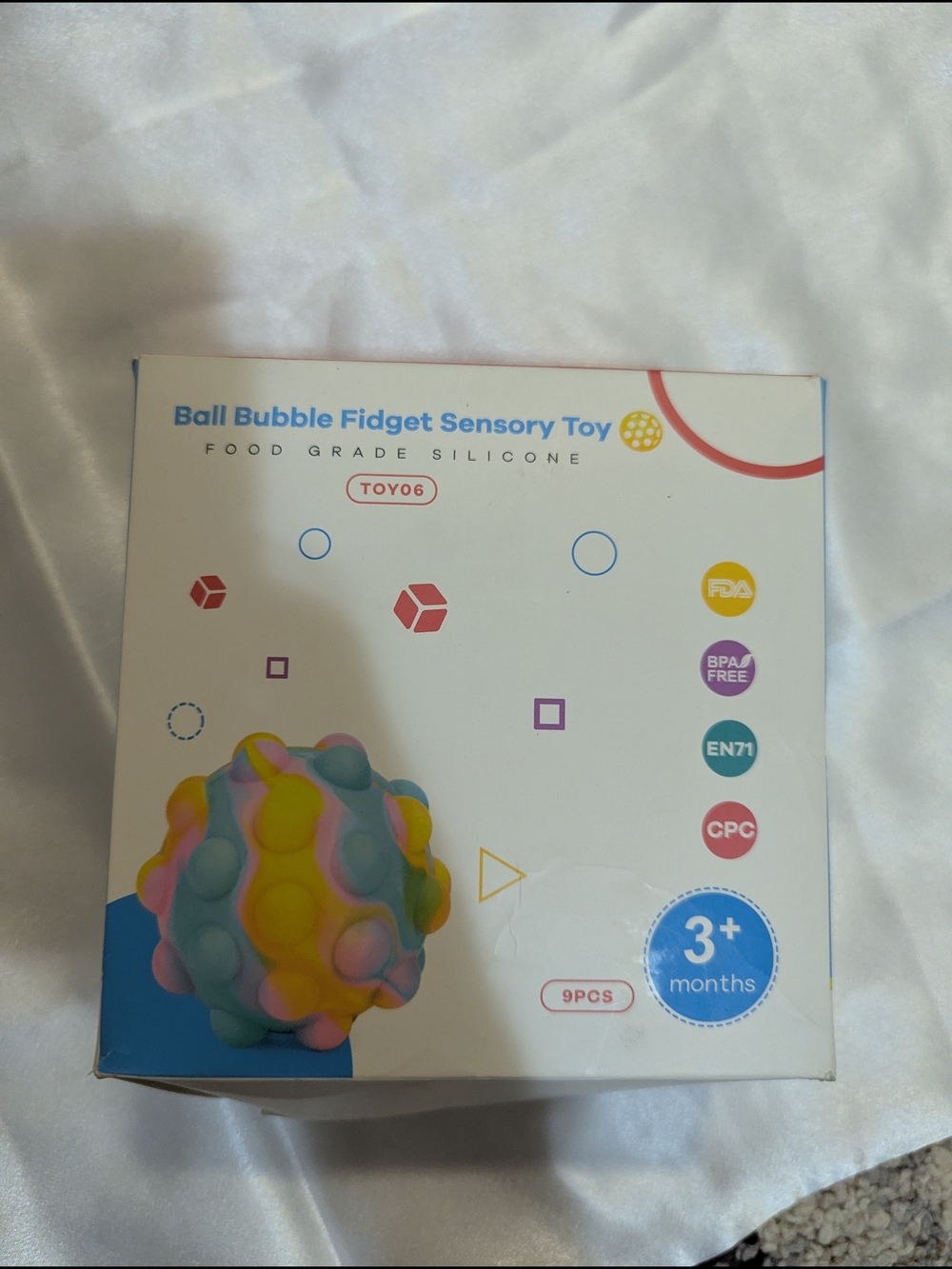 Ball Bubble Fidget Sensory Toy - Multicolor
